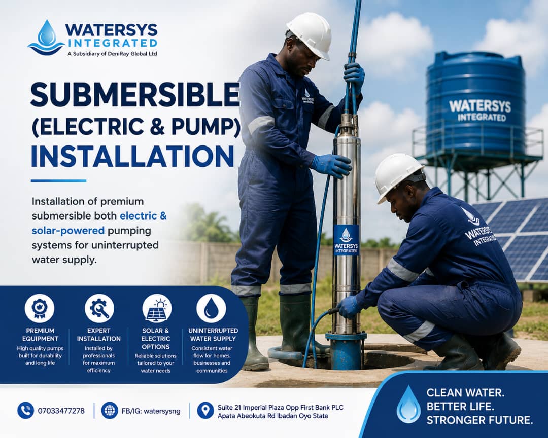 Submersible & Solar Pumps